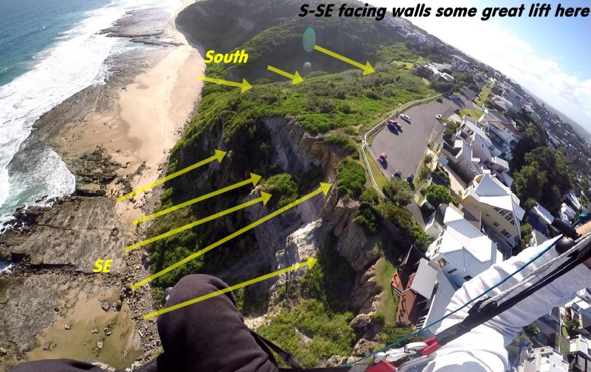 View of S-SE walls