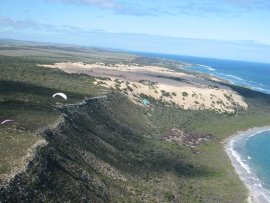 Take off and sand dune Site photo