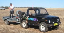 Cloudbase club car and winch Site photo